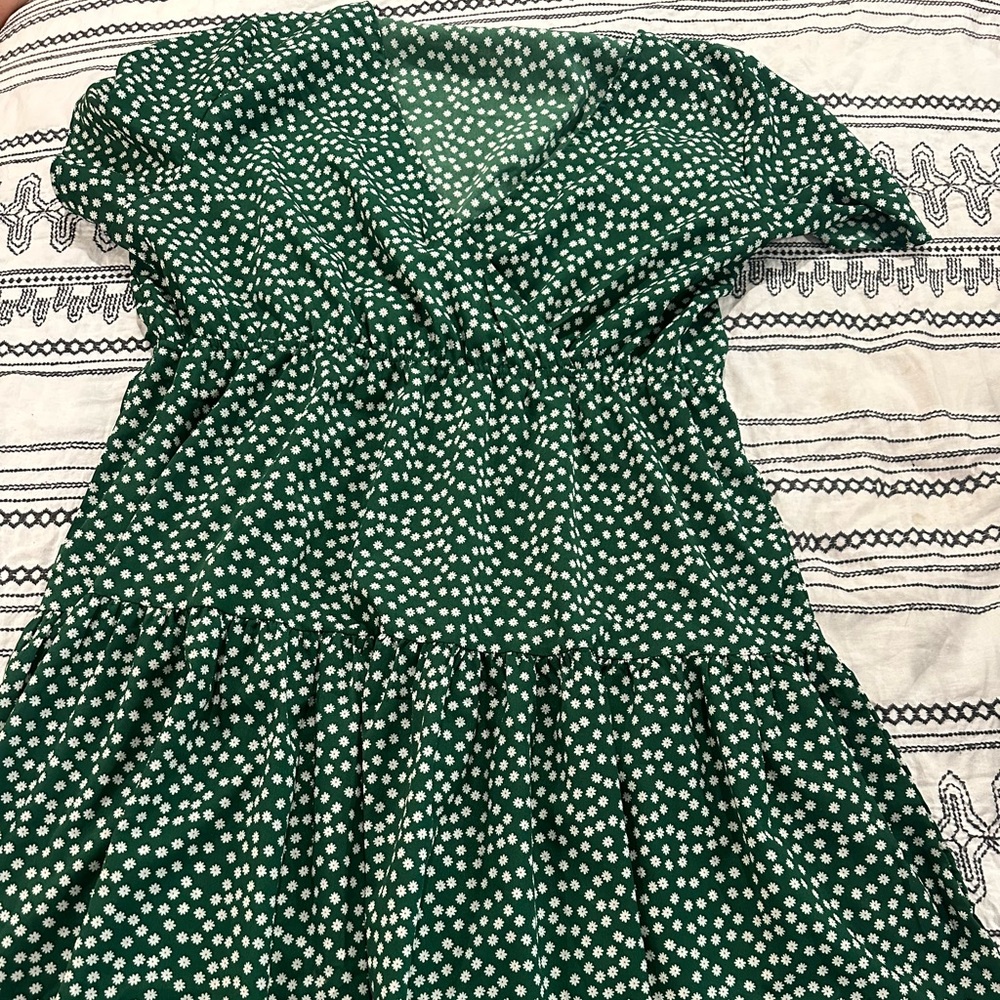 Green Polka Dot Dress